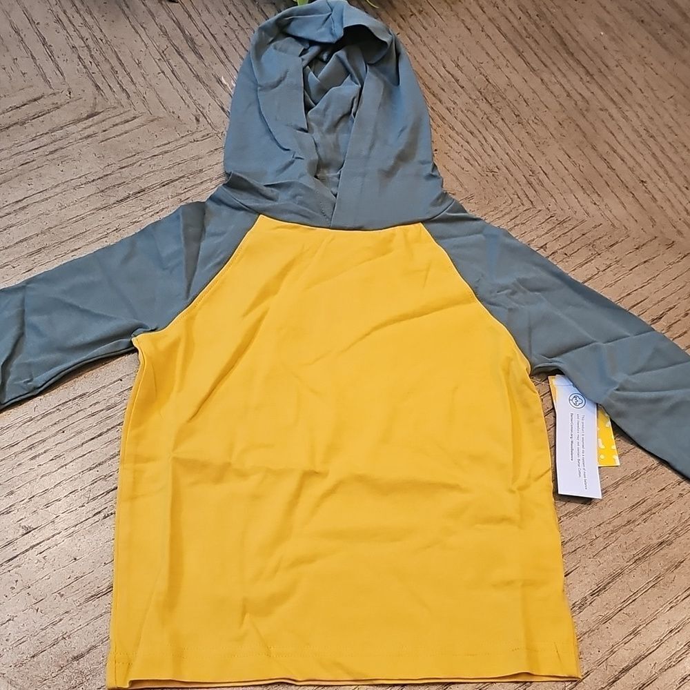Cotton Hooded T Shirt Size 2T Rumi+Ryder NWT
